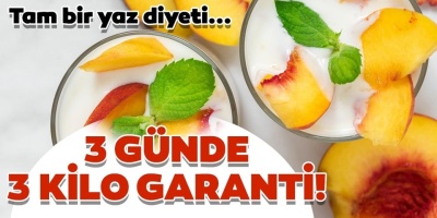 3 Günde 3 Kilo Verdiren Detoks Diyeti!