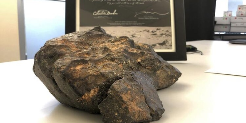 Ay'dan düşen göktaşı rekor fiyata satıldı